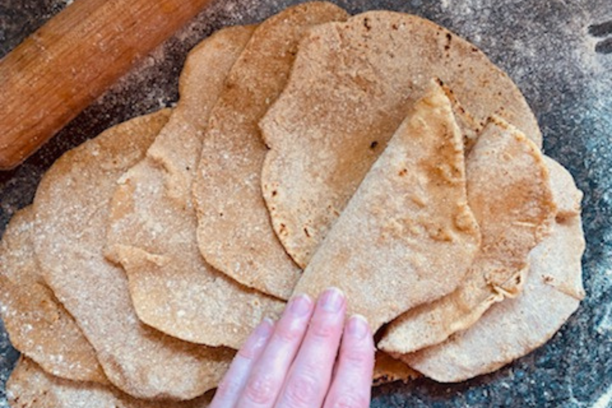 Easy Soft Whole Grain Tortilla Recipe Using “Whey”