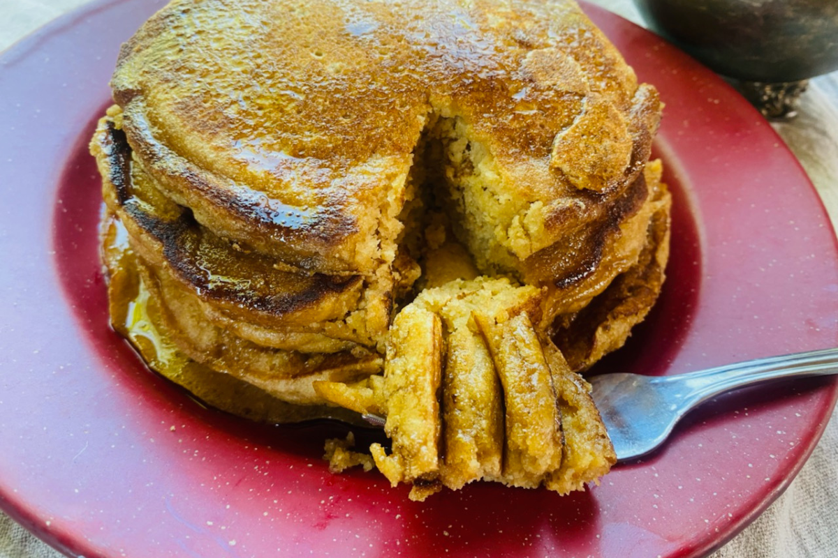 Easy Homemade Healthy Whole Wheat Pancake Recipe